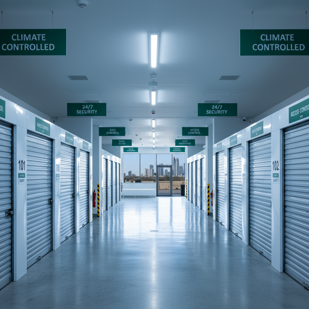 Climate-controlled storage facility in Riyadh